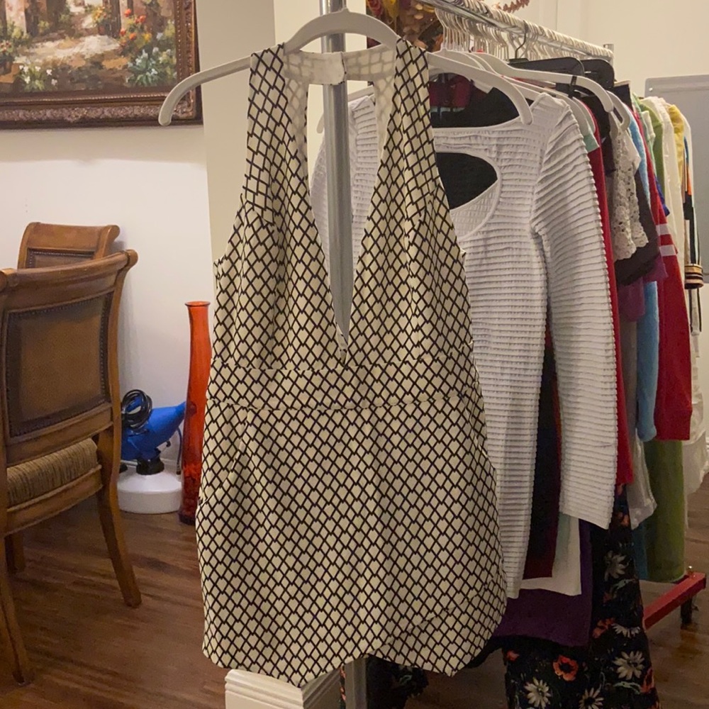 Xtaren Black/White Romper